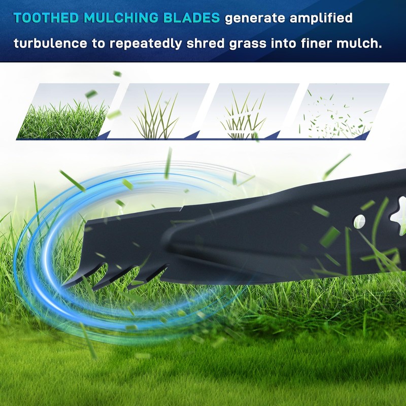 42" Mulching Blades Replacement 2 Pack - Compatible with Cub