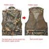 cocoFleur Men's Outdoor Fishing Vest Tactical Camo Mesh Vest with
