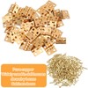 50 Pcs Small Brass Hinges, 0.31x0.39in Pure Copper Butt Hinge