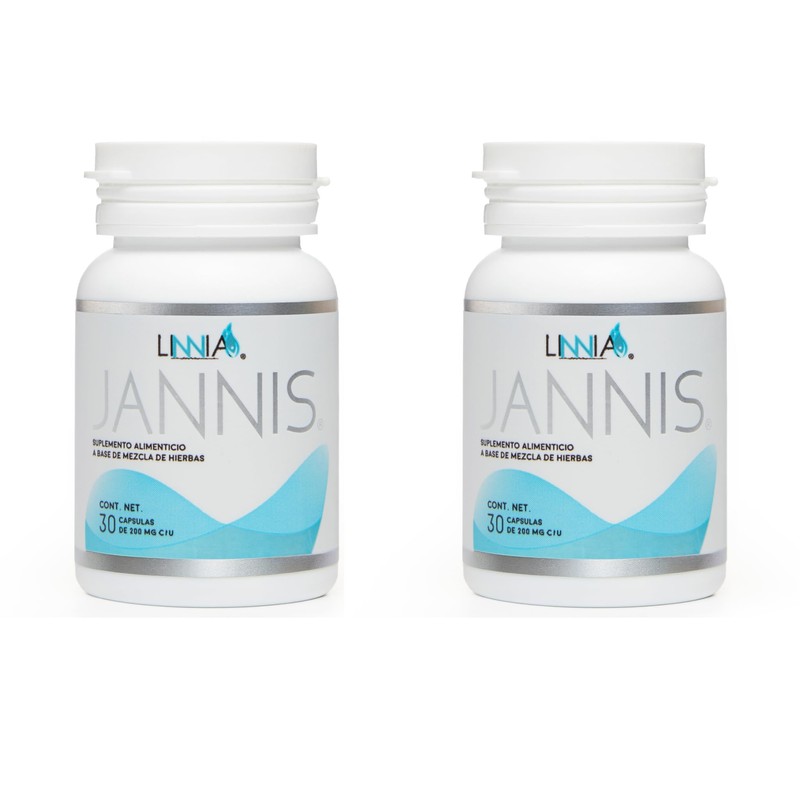 Linnia | 2 Pack de Jannis 30 Capsulas | Suplemento