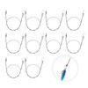 10pcs Fishing Wire Trace Leaders - Stainless Steel Lure Wire