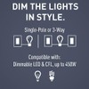 Legrand Pass & Seymour DRCL453PWV 450W Deco Rotary Preset Dimmer