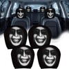 4 PCS Ghost Face Headrest Covers,Scary Headrest Covers for Cars