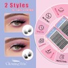 Glowing Win Individual Eyelashes 360pcs Cluster Lashes Kit with Lash