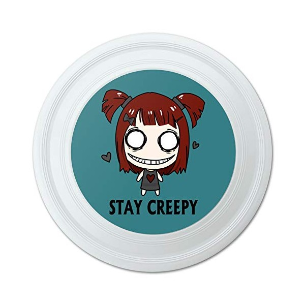 GRAPHICS & MORE Stay Creepy Girl with Hearts and Bow