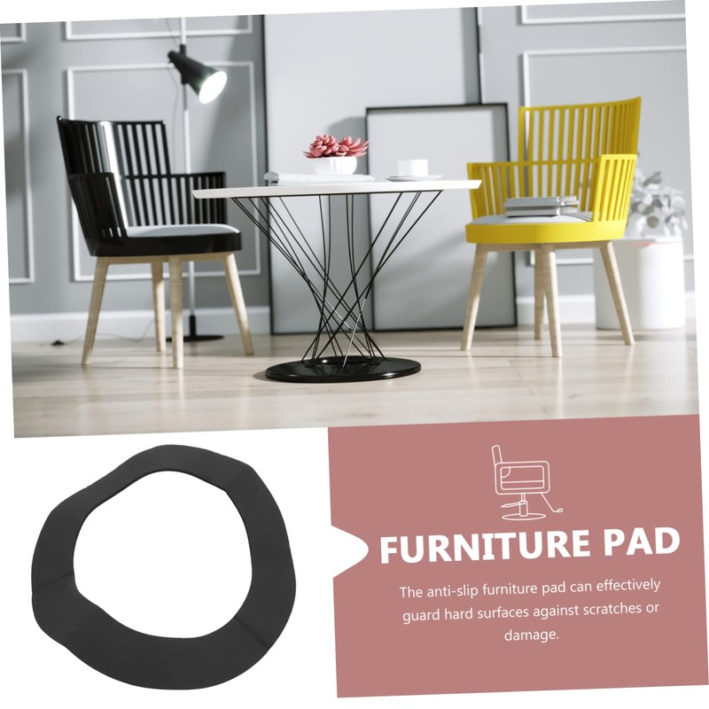 TEHAUX Non Slip Round Furniture Pad for Chair Legs Floor