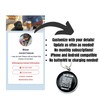 Sharewear Waterproof NFC & QR Code Smart Pet ID Tag,