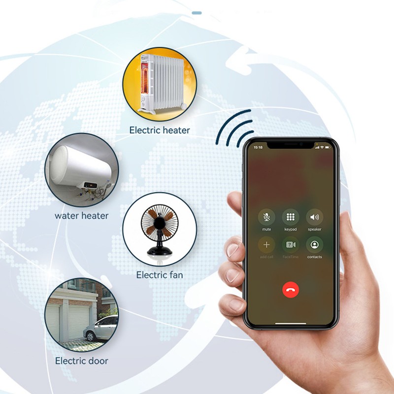 GSM Gate Opener 2 Channel 4G APP Remote Control Light