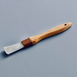 AME D'ESSENCE 1-Inch Pastry Brush – Nylon Bristle Basting & BBQ Marinade Brush with Lacquered Hardwood Handle for Cooking & Baking