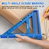 8.5 Inch Large Carpenter Square – Multi-Angle Measuring and Marking