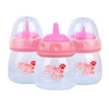Xuanda Pet Feeding Bottle,3 Pack 60ml Nursing Bottle, 3 Sizes