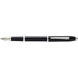 Cross Century II Chrome Plated Medium Nib Fountain Pen - Black