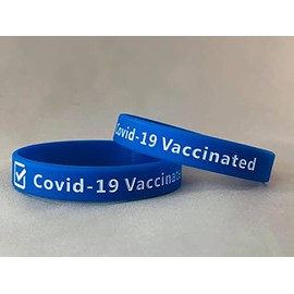 Covid-19 Vaccination Wristband (Blue)
