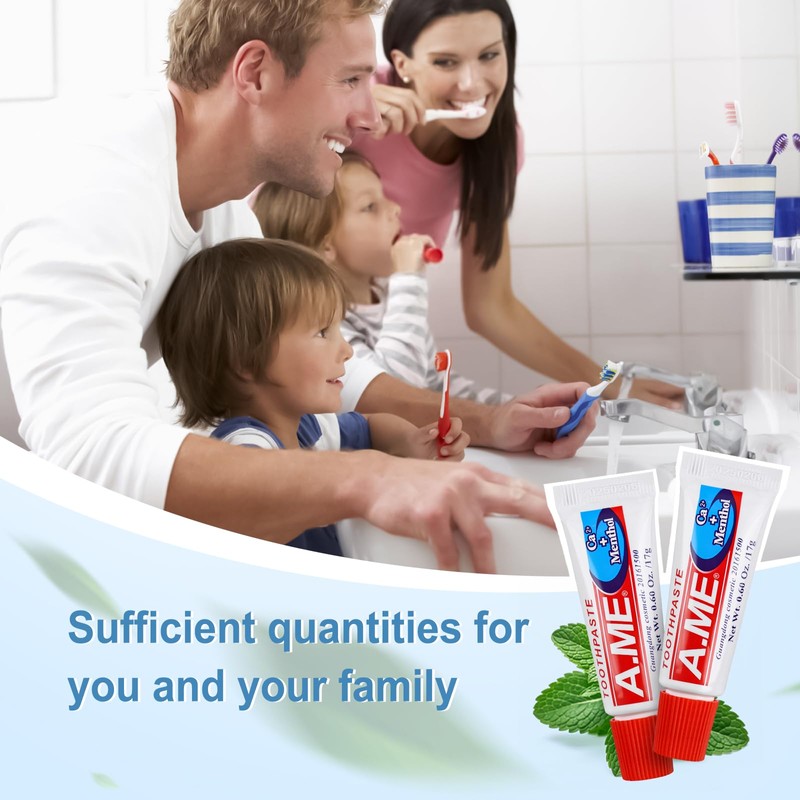 Toothpaste Bulk Travel Size, Disposable Small Travel Portable Mini Compact