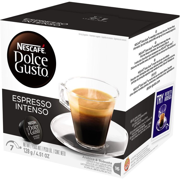 NESCAFÉ Dolce Gusto Nescafé Dolce Gusto Café Espresso Intenso (48 Cápsulas/48 Porciones), Espresso Intenso, 384 gramos