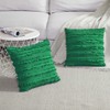 GIGIZAZA Decorative Throw Pillow Covers 16x16,Green Square Couch Pillow Covers,Cotton