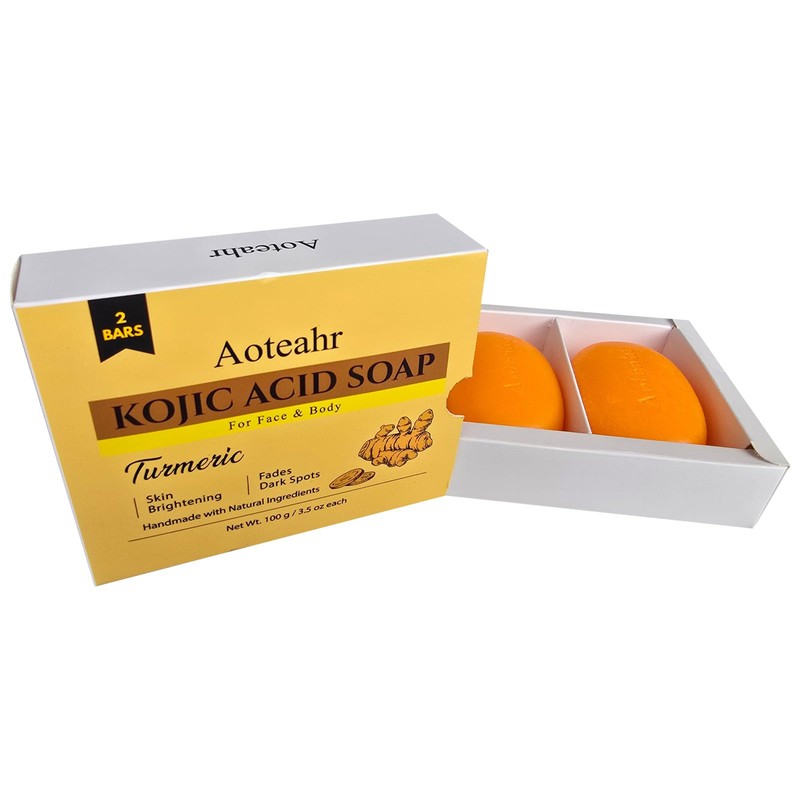 Brightening Facial Soap Bar (2 Pack) Dark Spot Corrector with