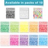 Dvobez 1800 Pieces Mix Size Letter Stickers, 10 Sheets Vinyl