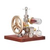 Adjustable Speed Stirling Engine Model Hot Air External Combustion Engine