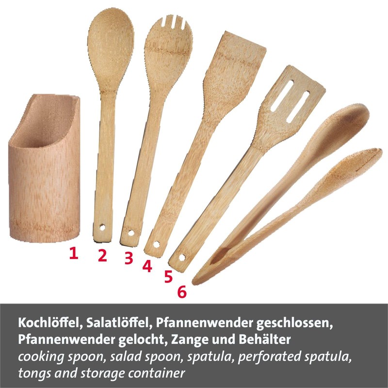 Westmark Kitchen Utensils - Kitchen Utensil Set Including Cooking Spoon,