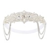 BABEYOND 1920s Flapper Headband Headpiece Roaring 20s Headband Chain for