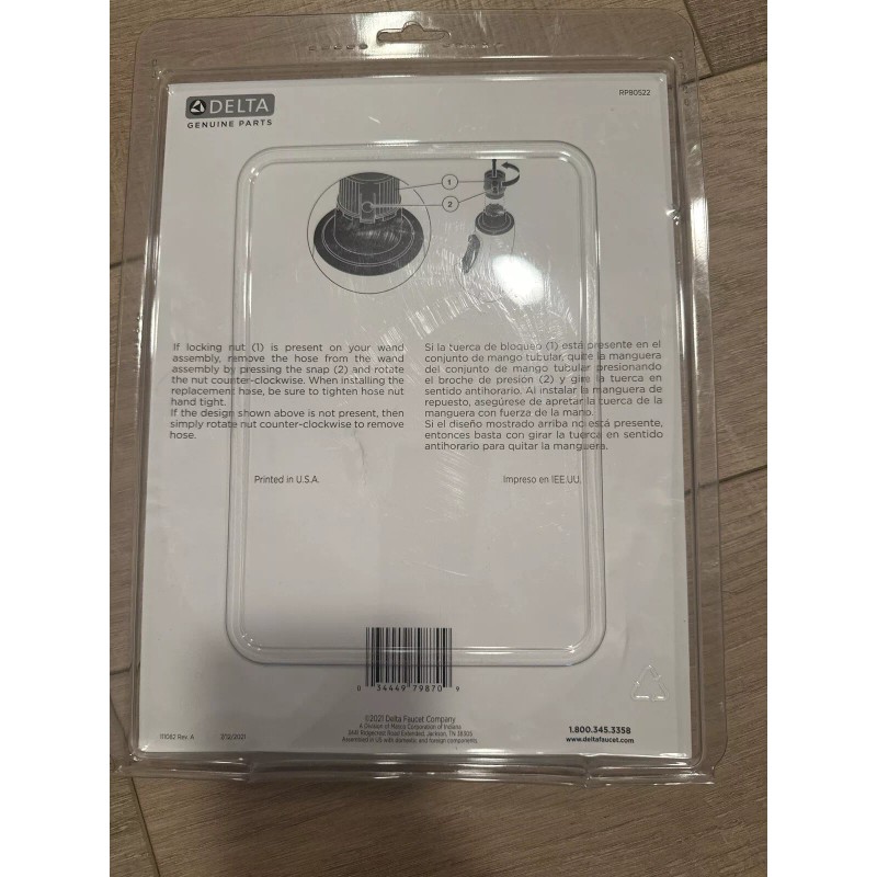 Delta RP80522 Replacement Hose Assembly Only,Black