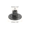 uxcell M4 T-Nuts, 12pcs Carbon Steel Tee Nut Round Base
