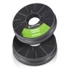 DEKAROX 2 x Activated Carbon Filter 105 mm Diameter for