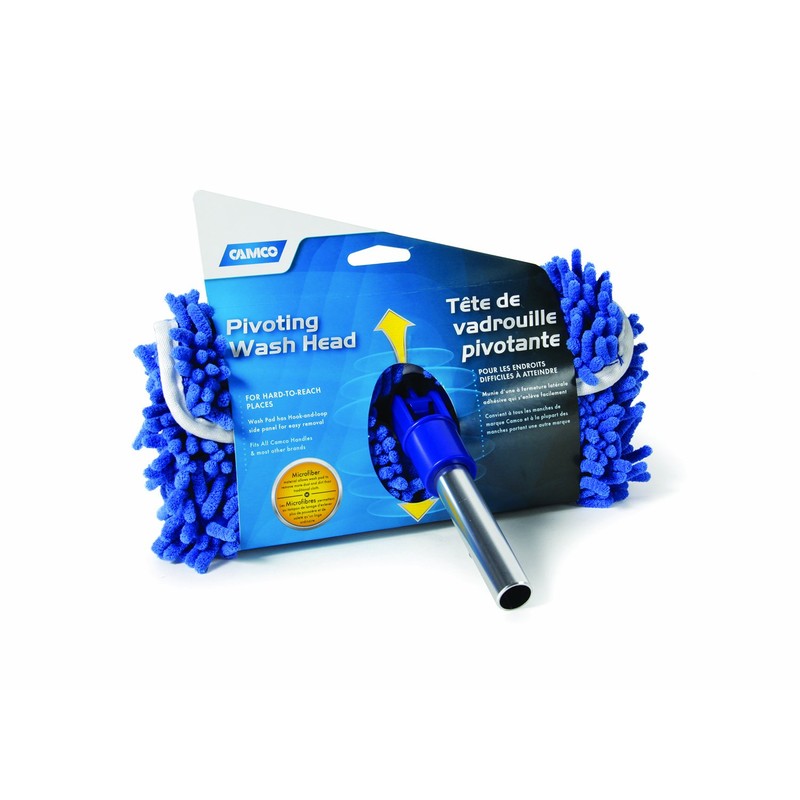 Camco 41948 Microfiber Wash Head Attachment, Blue