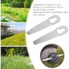 4 Pack Lawn Mower Metal Blades Stainless Steel Trimmer Head