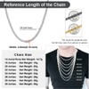 Men's & Women's Stainless Steel Chain Rapper Necklace 4.8mm 20