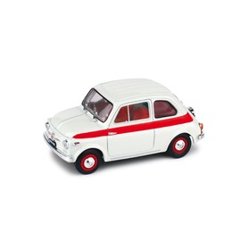 Blum 1/43 Fiat Nuova 500 Sports Metal Top, Gray, 1957 BRUMM FIAT NUOVA 500 SPORT TETTO METALLICO
