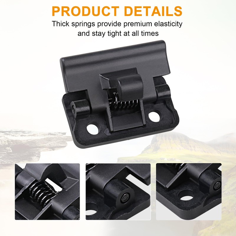 BESTAOO Center Console Lid Latch Metal Replacement Compatible with Toyota