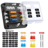Gebildet 6-Way Fuse Holder, DC 12V-32V 150Amp Standard Fuse Block