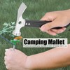 Camping Mallet Tent Stake Peg Puller Hammer Remover Aluminum Alloy