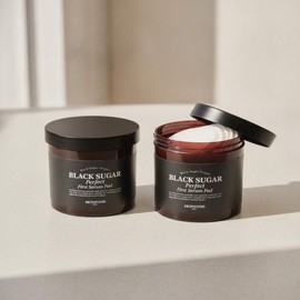SKINFOOD Perfect First Serum 60 Sheets 4107835 Black Sugar Pads Set of 2 / SKINFOOD 퍼펙트 첫 세럼 60매 4107835 블랙슈가 패드 2개 세트