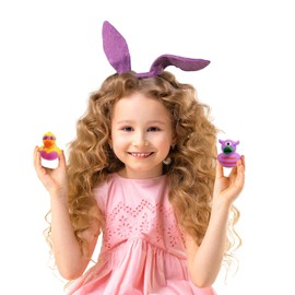 Assortment Rubber Duck Toy Duckies for Kids, Bath Birthday Gifts Baby Showers Classroom Incentives, Summer Beach and Pool Activity, 2" (25-Pack)