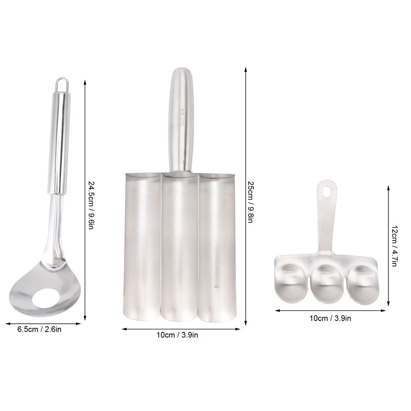 Stainless Steel Kitchen Triple Meatball Maker for Meatball Lovers Home