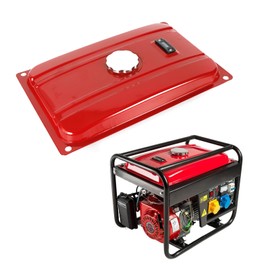 Universal Generator Gas Fuel Tank 5 Gallon, Fuel Filter Cap Gauge Petcock Generator Filter Kit Tools for EC2500 18.9 Liter