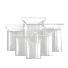 Ziplock Bags Zip Baggies Pack of 300 Plastic Bags 9 x 6 cm Small Bags Plastic Bags Ziplock Zip Bags Baggys Reusable Bags Large Resealable