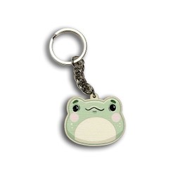 PeachyApricot Cute Frog Keychain Kawaii Cottagecore Gift Charm Accessories Gifts