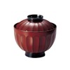 J-kitchens Kikuwari Soup Bowl for Guests Ancient Negoro (1 Guest)