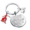 WSNANG Sorority Keychain Greek Sorority Jewelry You're Braver Stronger Smarter
