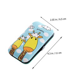 Baluue 2set Stainless Steel Nail Care Set Manicure and Pedicure Tools with Portable Case for Home Use Includes Nail Clippers File and Beauty Tools Random Style