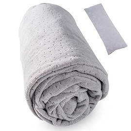 1 MIDDLE ONE Body Pillow Cover, Cylindrical Body Pillow Cover, Large Size, Life-Sized Body Pillow Cover, Soft and Fluffy, Velvet Fabric (Light Gray, 150 x 50 cm)