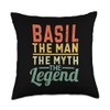 Basil The Man The Myth The Legend Name Basil Throw