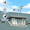 Bird Reflective Spinning Deterrent Devices for Outside Keep Birds Away