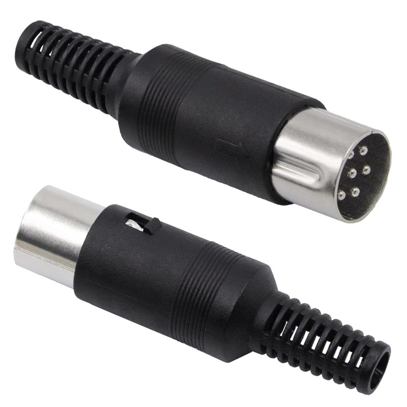 SHUKEFER 6 Pin DIN Connector 2PCS 6 Pin DIN Male