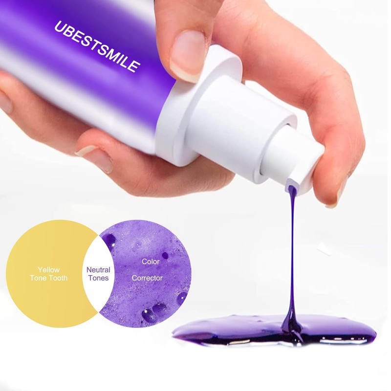 Purple Teeth Whitening Toothpaste Toothpaste 1 Piece White Teeth Whitening