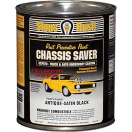 Magnet Paint Co. UCP970-04 Chassis Saver 1 Quart Can Rust Preventive Truck and Auto Underbody Coating - Antique Satin Black